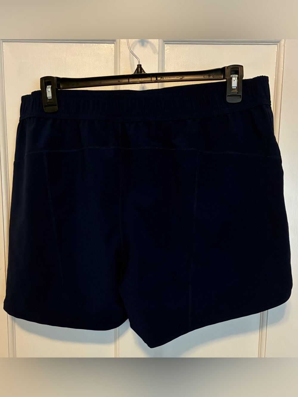 Lands' End Women's Navy Blue Athletic Shorts - Picture 2 of 3